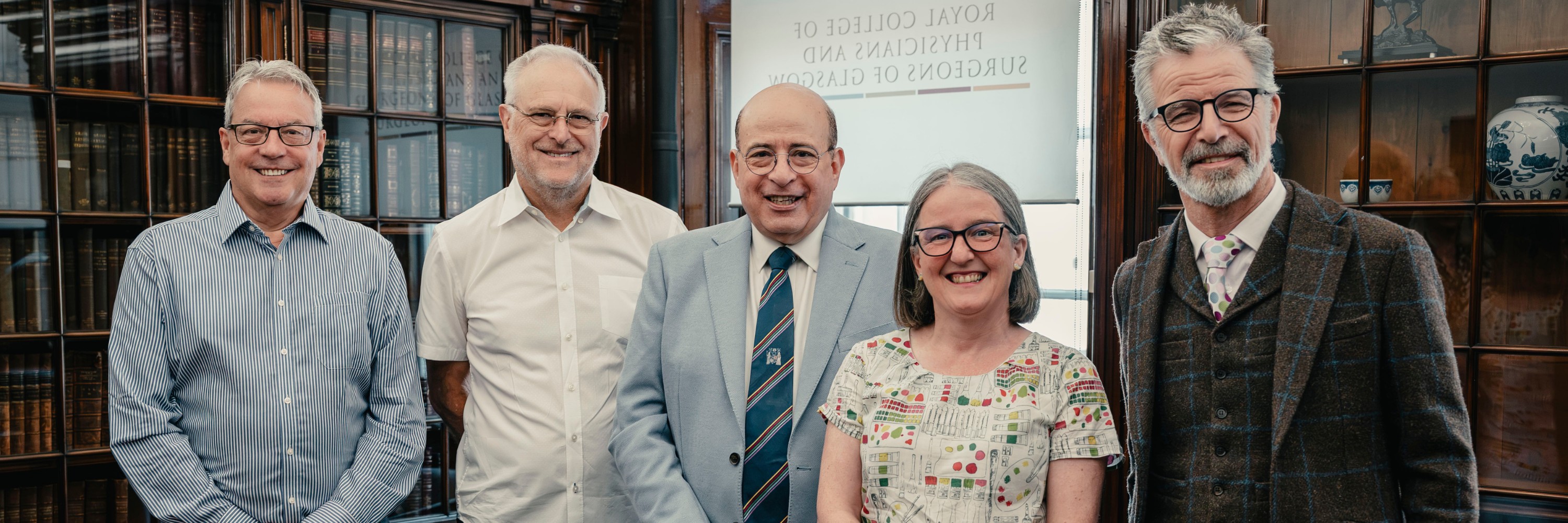 Clinical leads gather with Sports Minister Maree Todd and College President Hany Eteiba to open International Sports Surgery and Medicine Conference 